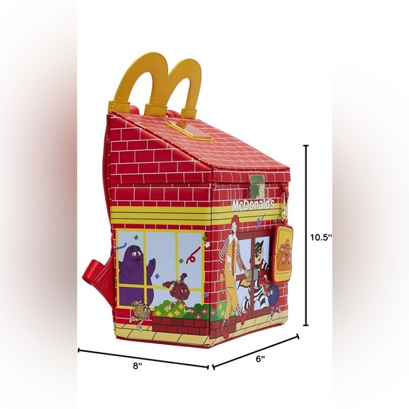 Loungefly x McDonalds Happy Meal Backpack - Lightly Used - Picture 2 of 5